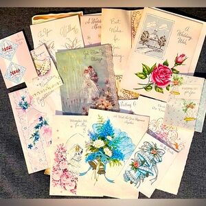Assorted Used Vintage Greeting Cards 1960s